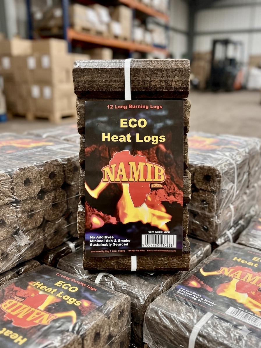 Namibian Hardwood Eco / Heat Logs (12 LOGS)(10kg) - Image 2