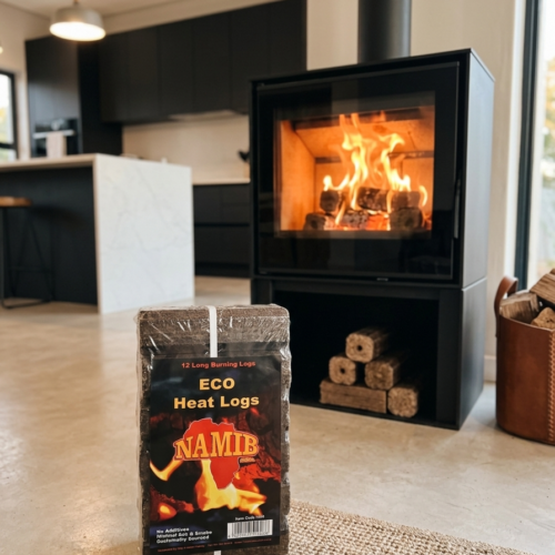 Namibian Hardwood Eco / Heat Logs (12 LOGS)(10kg)