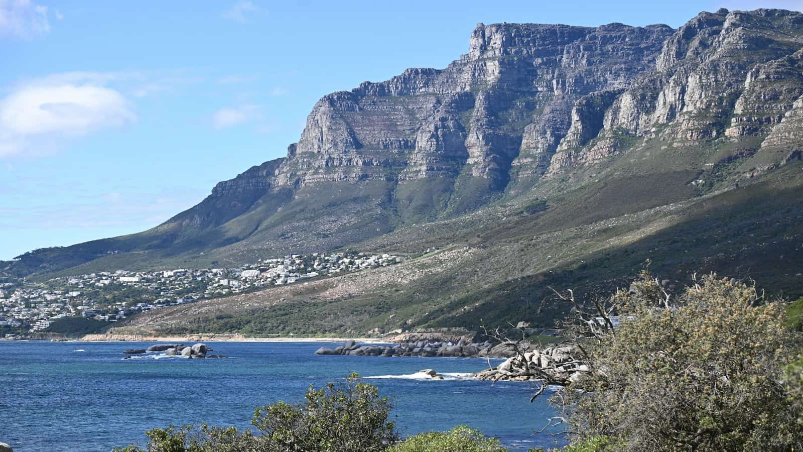 The Twelve Apostles above the Atlantic Seaboard coast, Cape Town